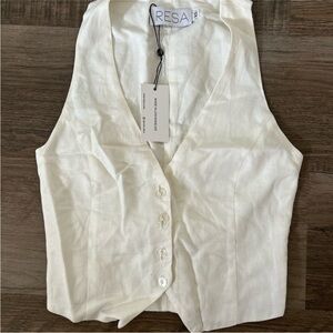 RESA Cream Button Down Shirt
